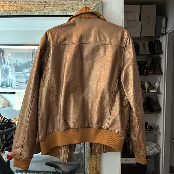 Men’s Calvin Klein Leather Jacket - Picture 4 of 7